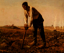 The Man with the Hoe by Jean Millet